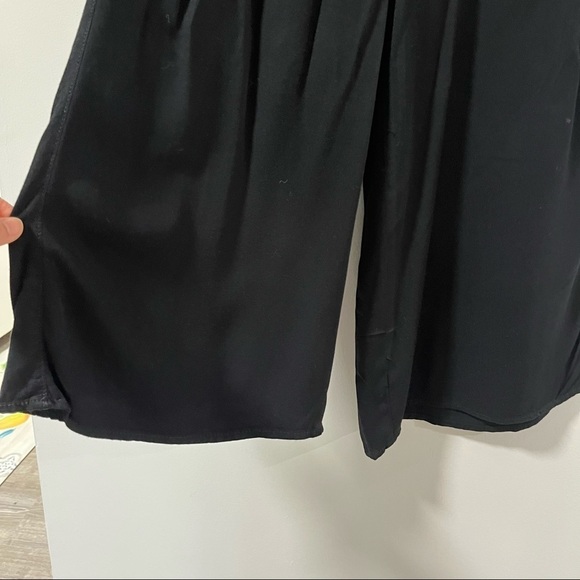 Garage SZ SP Skirt Pants Wide Leg Culottes Black Women - Picture 2 of 16